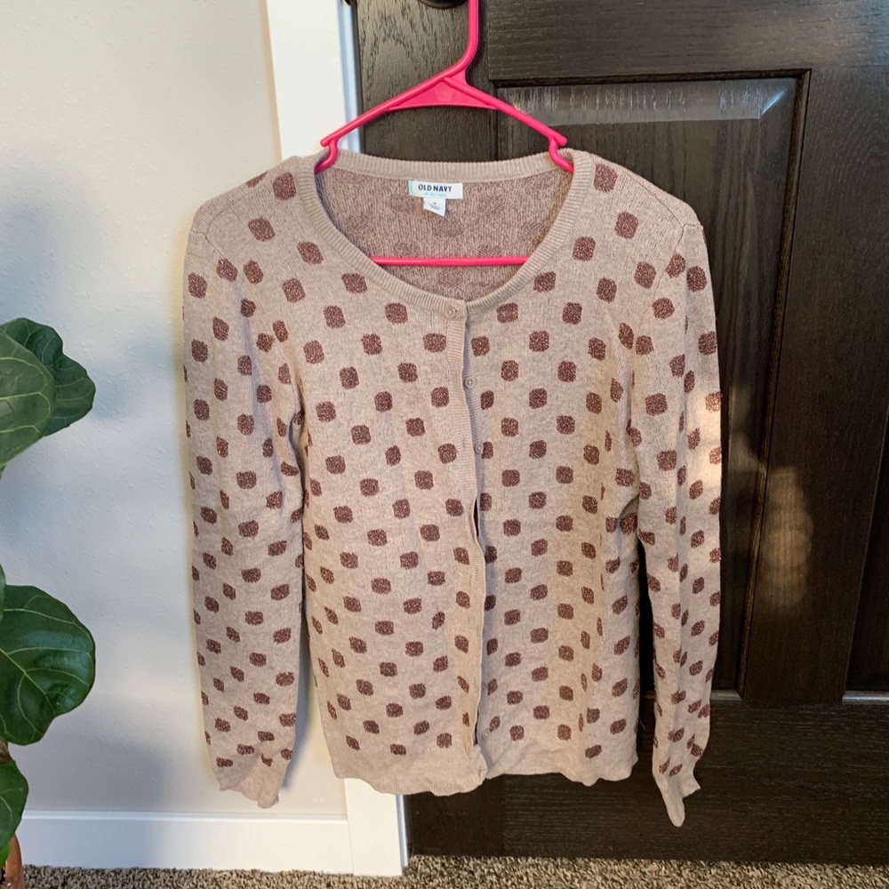 Old Navy Polka dot cardigan